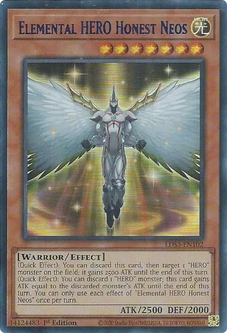 Elemental HERO Honest Neos (Blue) [LDS3-EN102] Ultra Rare | Galaxy Games LLC