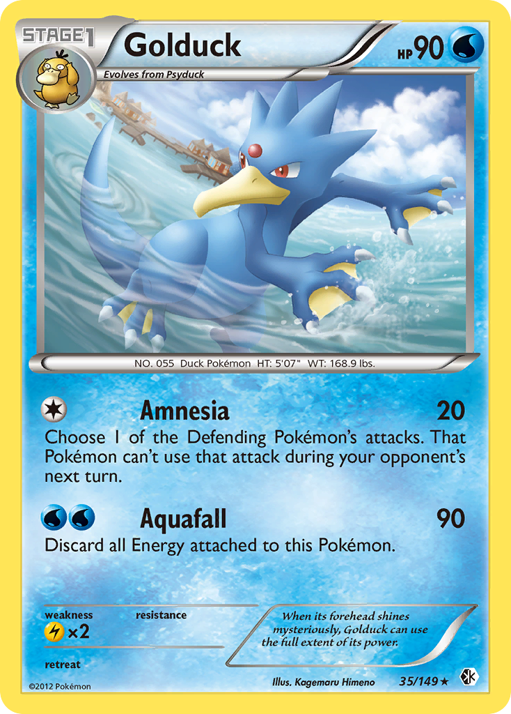 Golduck (35/149) [Black & White: Boundaries Crossed] | Galaxy Games LLC