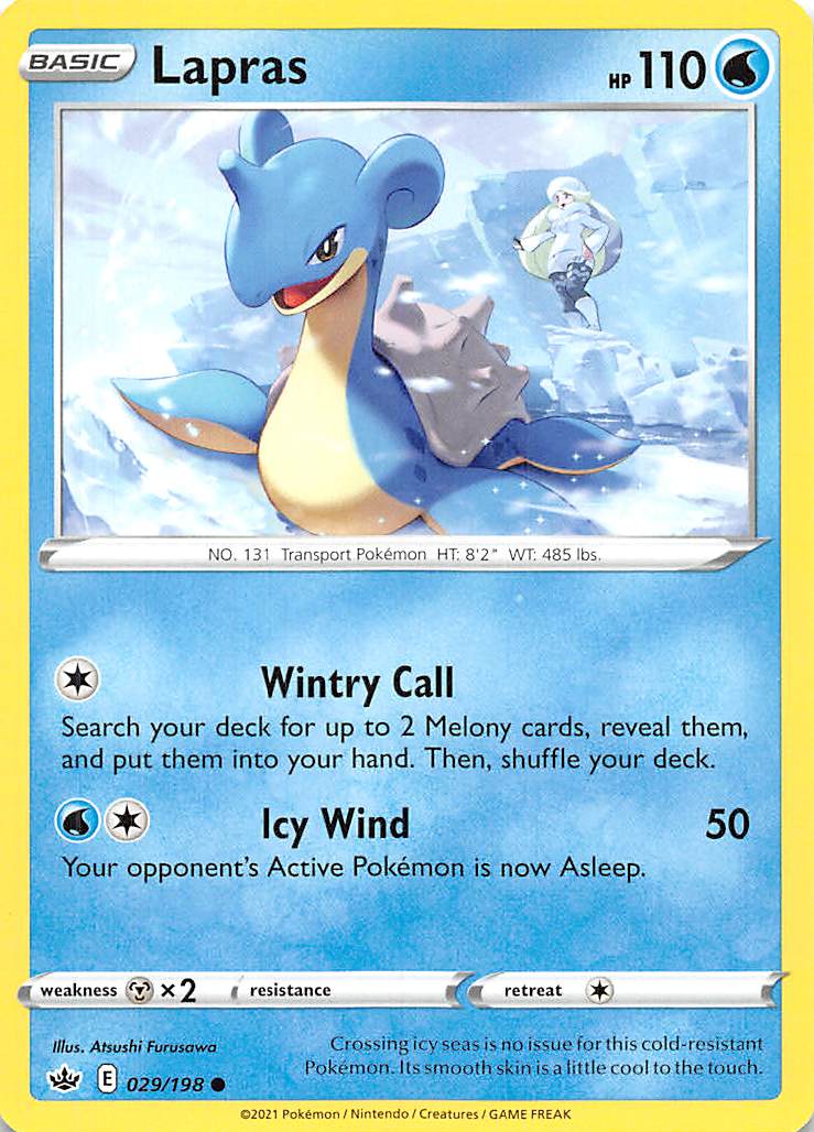 Lapras (029/198) [Sword & Shield: Chilling Reign] | Galaxy Games LLC