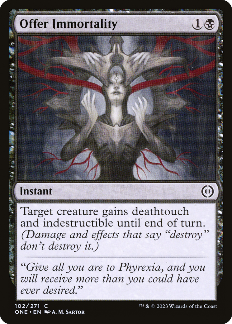 Offer Immortality [Phyrexia: All Will Be One] | Galaxy Games LLC