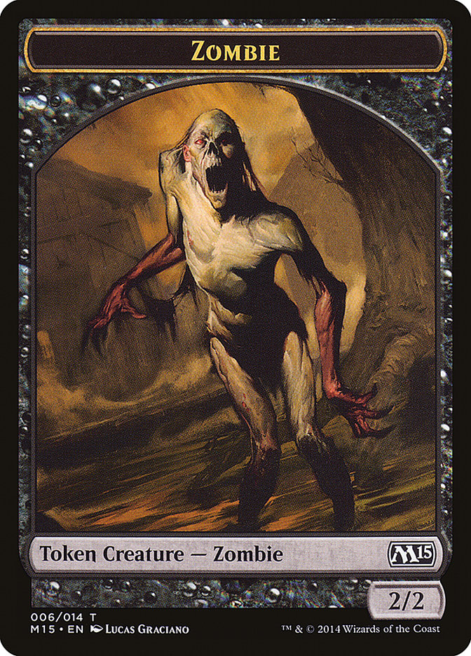 Zombie Token [Magic 2015 Tokens] | Galaxy Games LLC