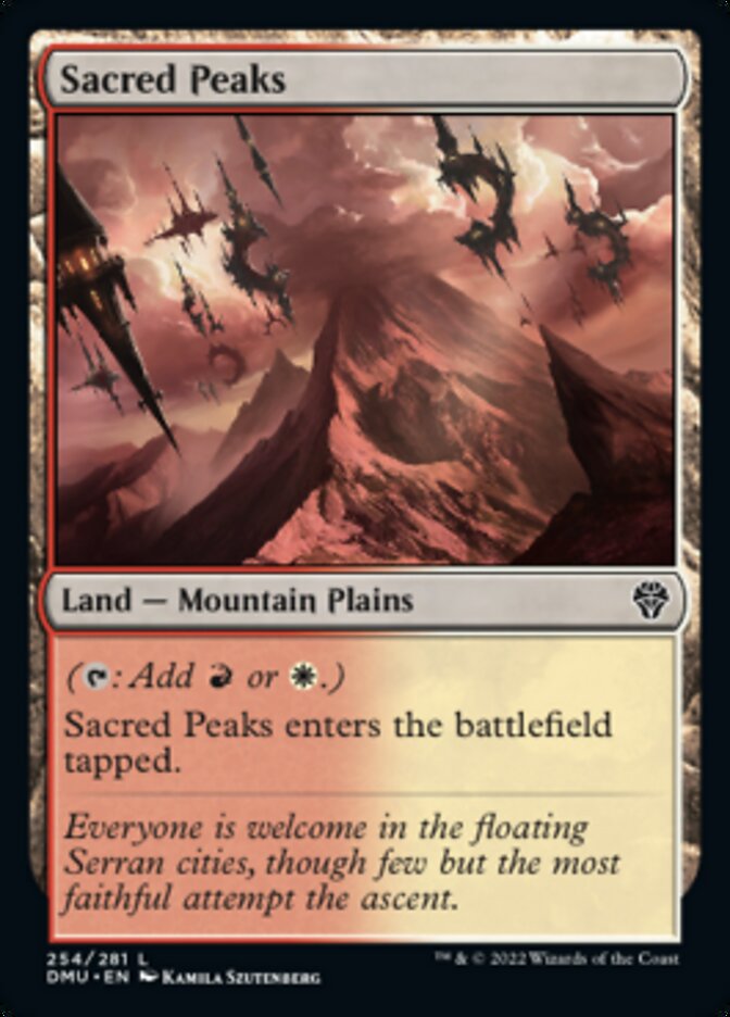 Sacred Peaks [Dominaria United] | Galaxy Games LLC