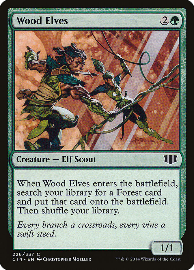 Wood Elves [Commander 2014] | Galaxy Games LLC
