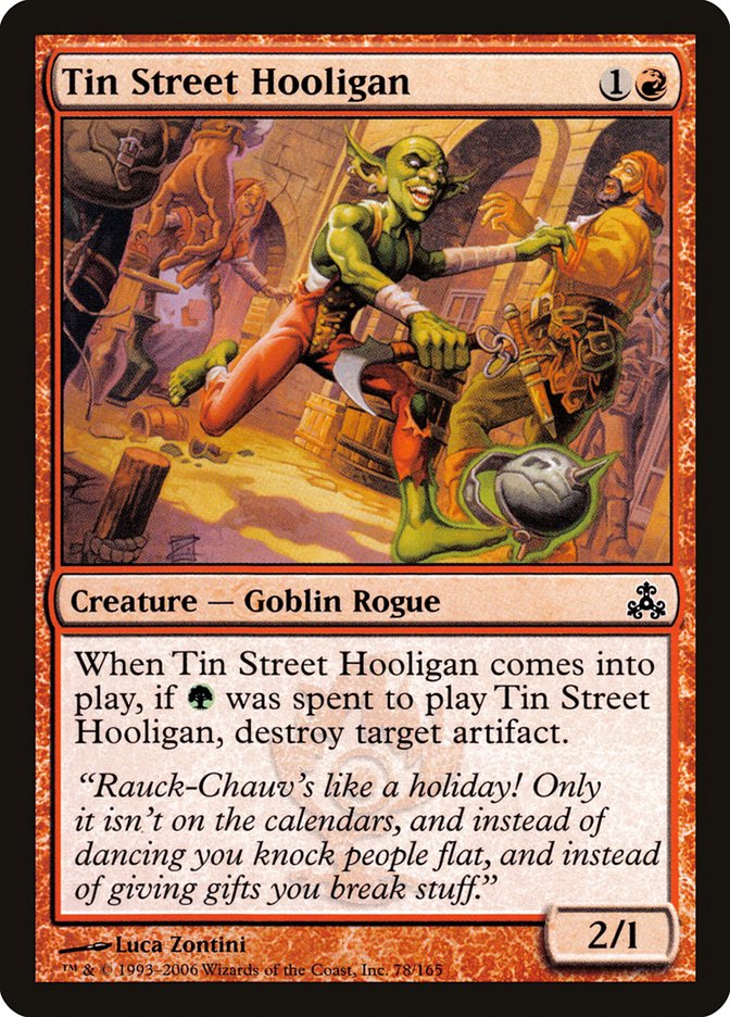 Tin Street Hooligan [Guildpact] | Galaxy Games LLC