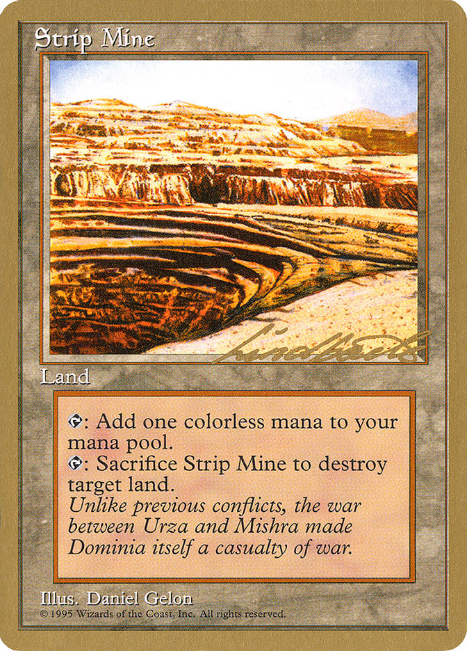 Strip Mine (Leon Lindback) [Pro Tour Collector Set] | Galaxy Games LLC