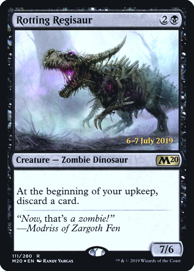 Rotting Regisaur [Core Set 2020 Prerelease Promos] | Galaxy Games LLC