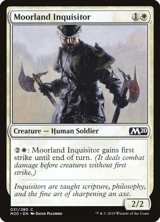 Moorland Inquisitor [Core Set 2020] | Galaxy Games LLC