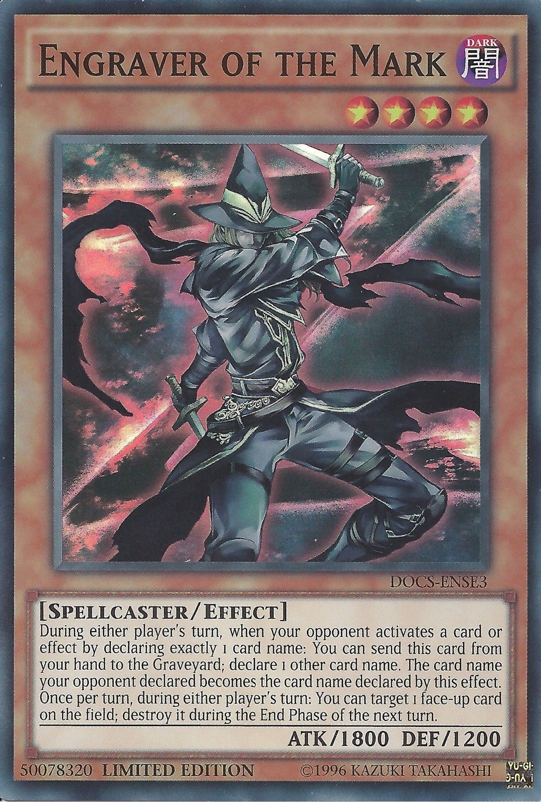 Engraver of the Mark [DOCS-ENSE3] Super Rare | Galaxy Games LLC