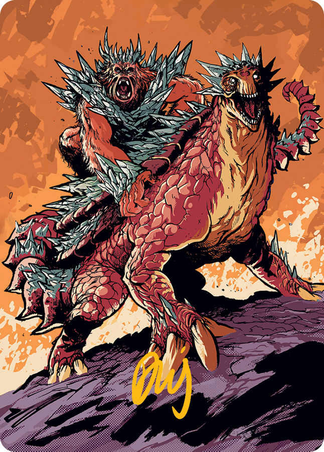 Kogla and Yidaro Art Card (Gold-Stamped Signature) [March of the Machine Art Series] | Galaxy Games LLC