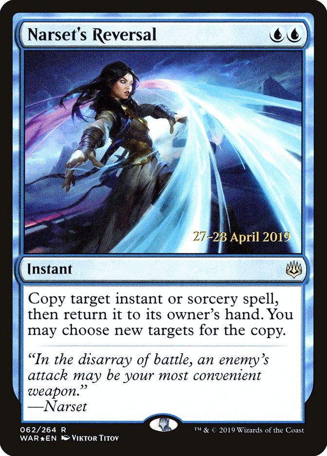 Narset's Reversal [War of the Spark Prerelease Promos] | Galaxy Games LLC