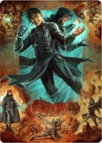 Jace, Mirror Mage 2 Art Card [Zendikar Rising Art Series] | Galaxy Games LLC