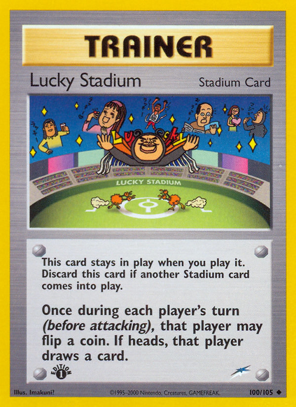 Lucky Stadium (100/105) [Neo Destiny 1st Edition] | Galaxy Games LLC