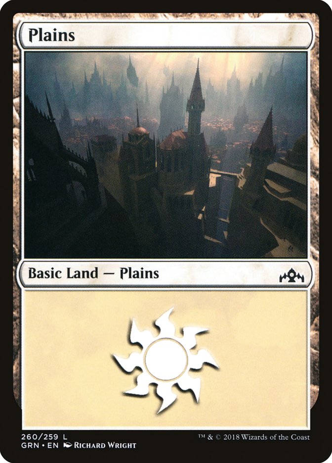 Plains (260) [Guilds of Ravnica] | Galaxy Games LLC