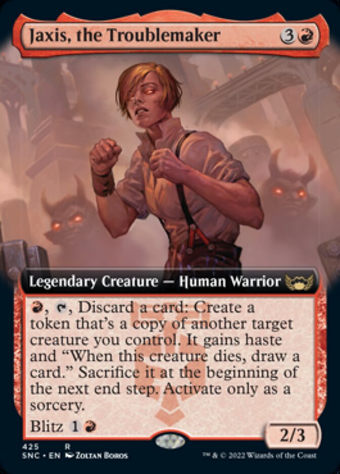 Jaxis, the Troublemaker (Extended Art) [Streets of New Capenna] | Galaxy Games LLC