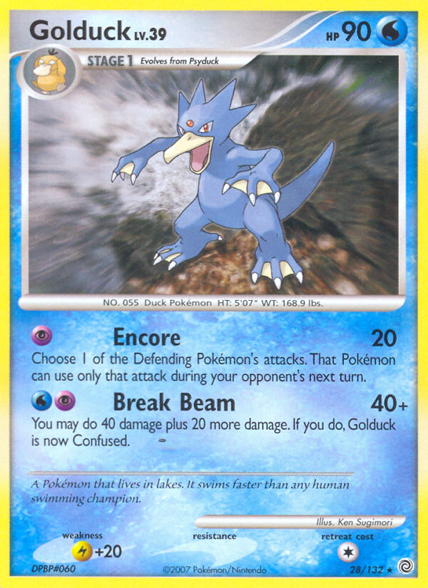 Golduck (28/132) [Diamond & Pearl: Secret Wonders] | Galaxy Games LLC