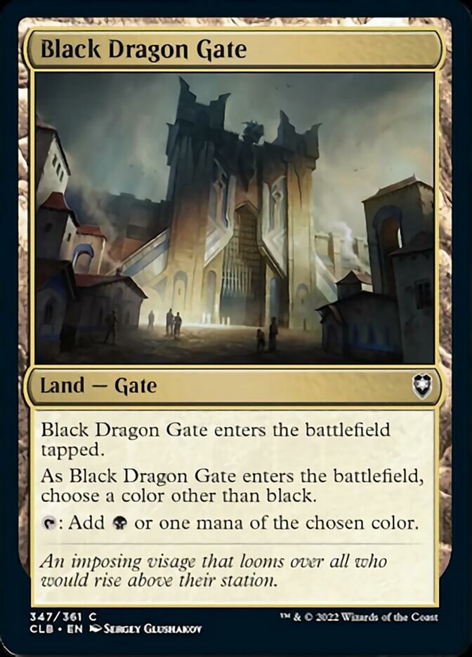 Black Dragon Gate [Commander Legends: Battle for Baldur's Gate] | Galaxy Games LLC