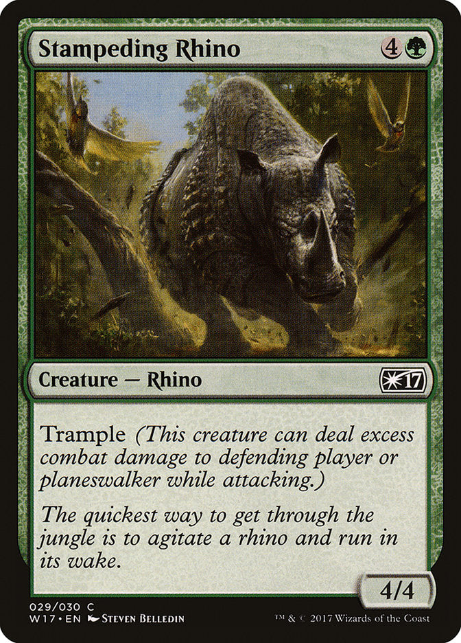 Stampeding Rhino [Welcome Deck 2017] | Galaxy Games LLC