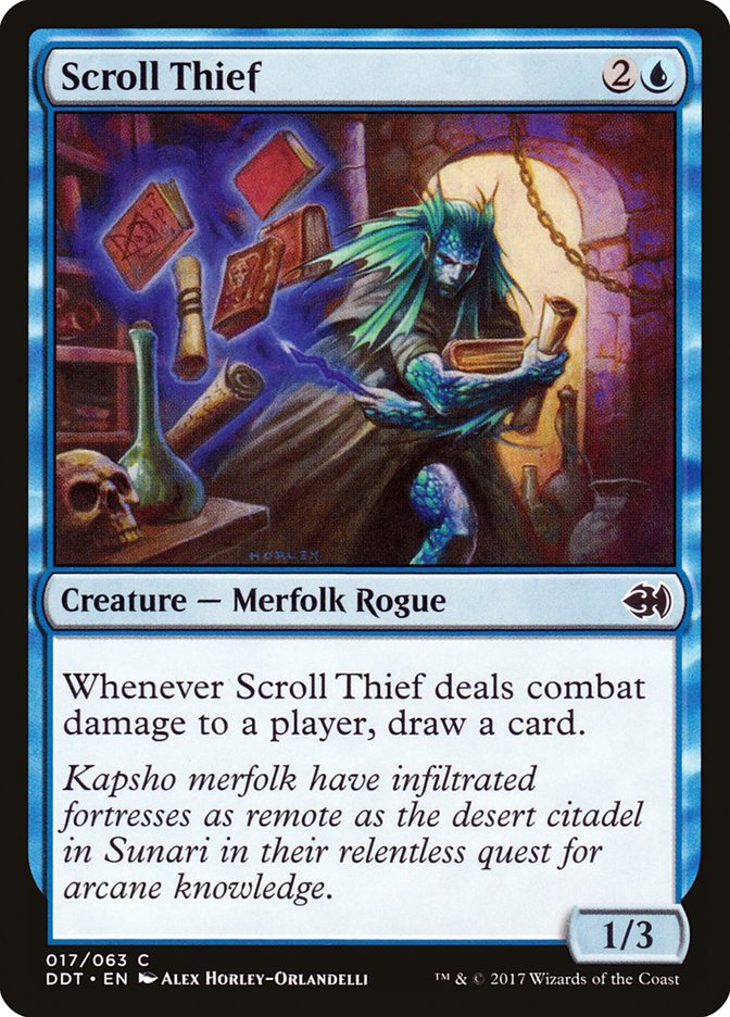 Scroll Thief [Duel Decks: Merfolk vs. Goblins] | Galaxy Games LLC