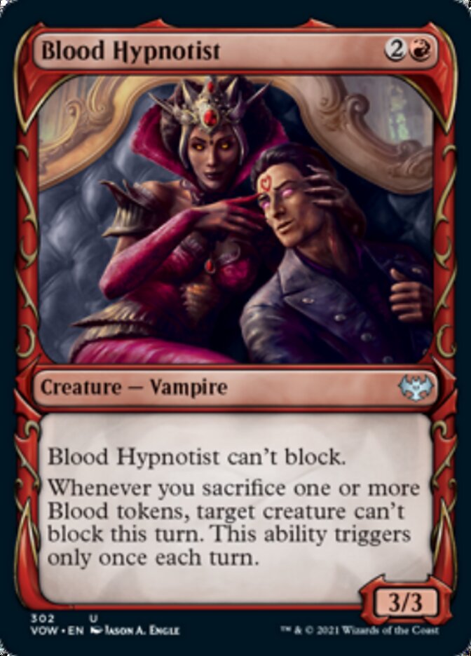 Blood Hypnotist (Showcase Fang Frame) [Innistrad: Crimson Vow] | Galaxy Games LLC