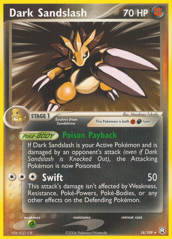 Dark Sandslash (18/109) [EX: Team Rocket Returns] | Galaxy Games LLC