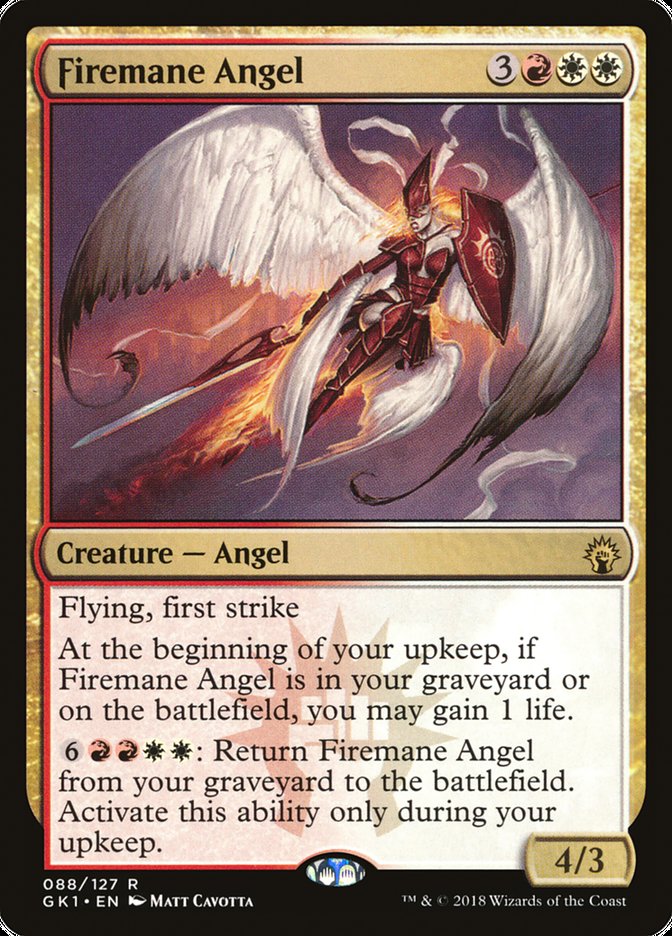 Firemane Angel [Guilds of Ravnica Guild Kit] | Galaxy Games LLC