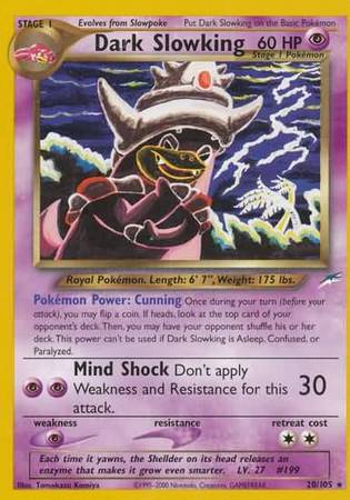 Dark Slowking (20/105) [Neo Destiny Unlimited] | Galaxy Games LLC