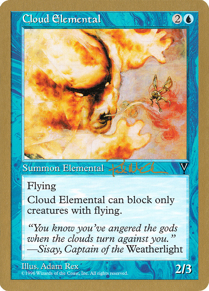 Cloud Elemental (Paul McCabe) [World Championship Decks 1997] | Galaxy Games LLC