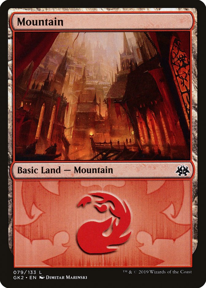 Mountain (79) [Ravnica Allegiance Guild Kit] | Galaxy Games LLC