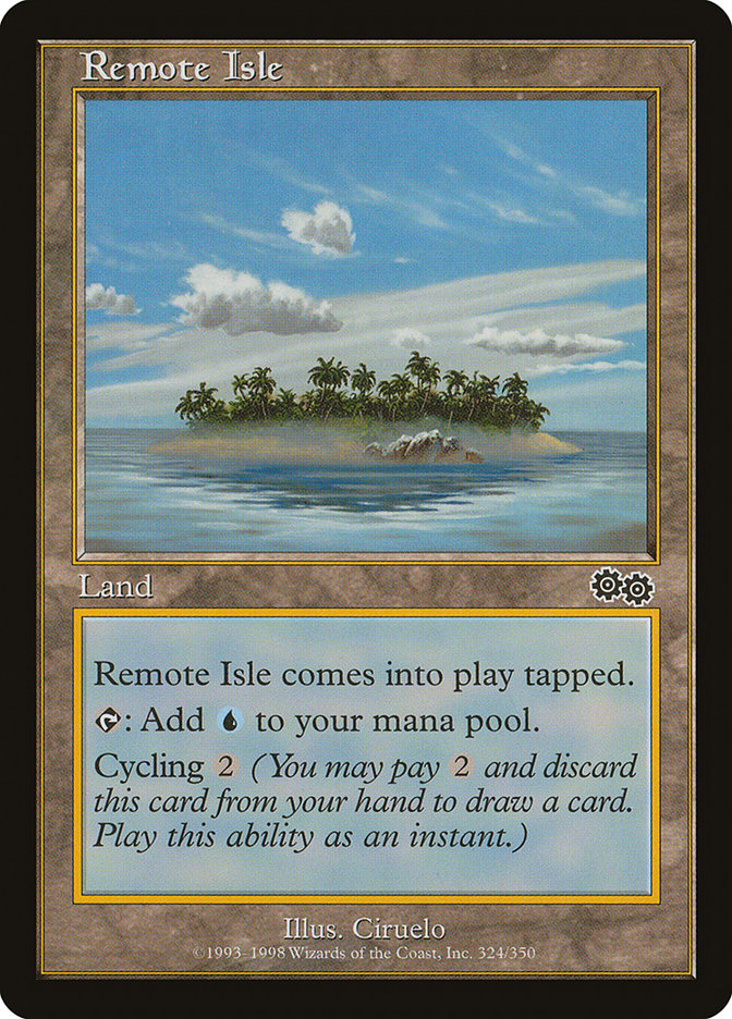 Remote Isle [Urza's Saga] | Galaxy Games LLC