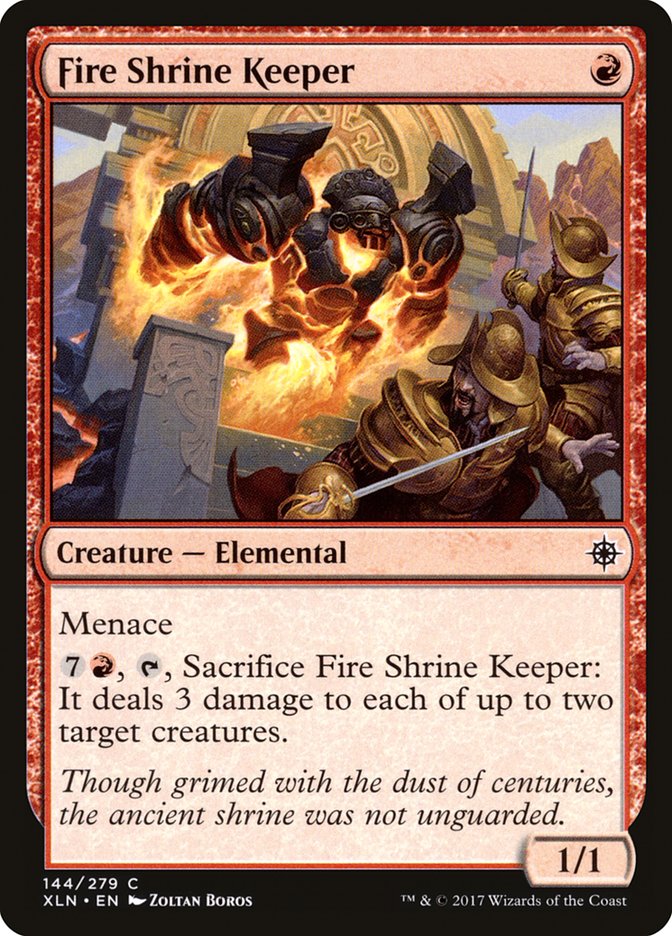 Fire Shrine Keeper [Ixalan] | Galaxy Games LLC