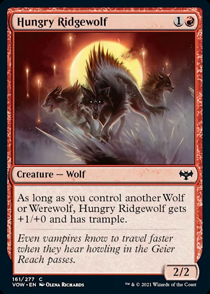 Hungry Ridgewolf [Innistrad: Crimson Vow] | Galaxy Games LLC