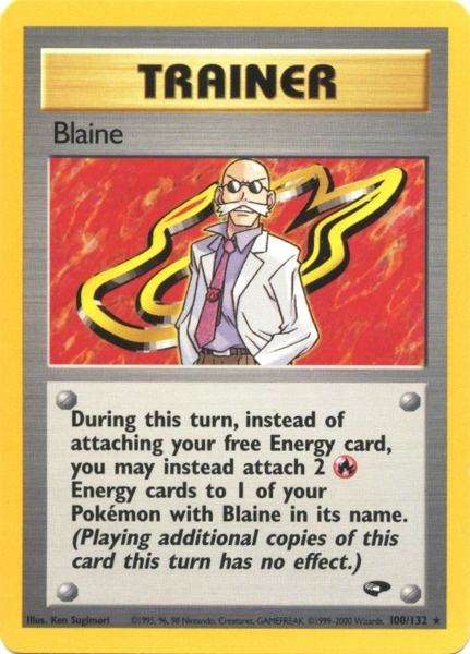Blaine (100/132) [Gym Challenge Unlimited] | Galaxy Games LLC