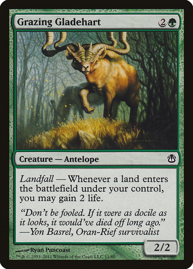 Grazing Gladehart [Duel Decks: Ajani vs. Nicol Bolas] | Galaxy Games LLC