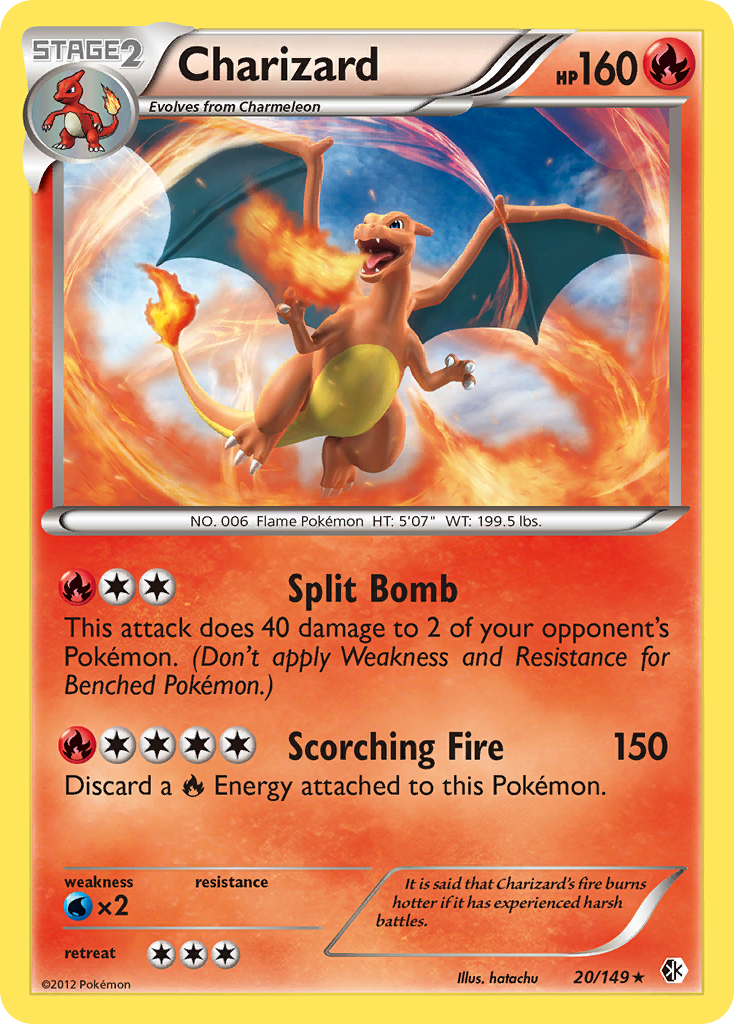 Charizard (20/149) [Black & White: Boundaries Crossed] | Galaxy Games LLC