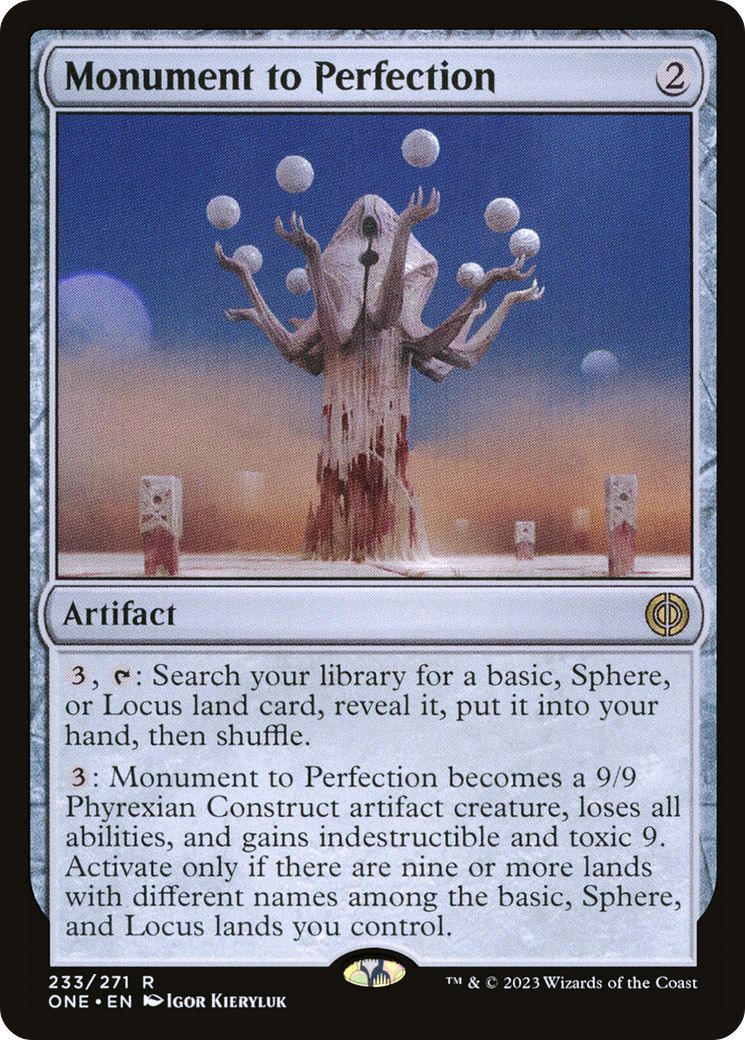 Monument to Perfection [Phyrexia: All Will Be One] | Galaxy Games LLC
