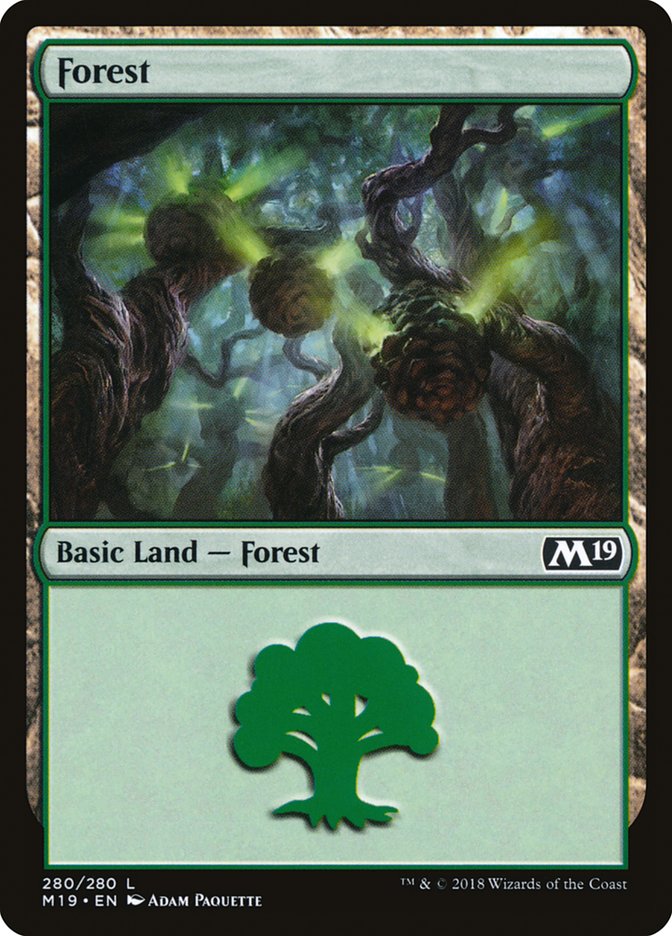 Forest (280) [Core Set 2019] | Galaxy Games LLC