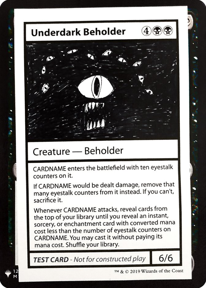 Underdark Beholder [Mystery Booster Playtest Cards] | Galaxy Games LLC