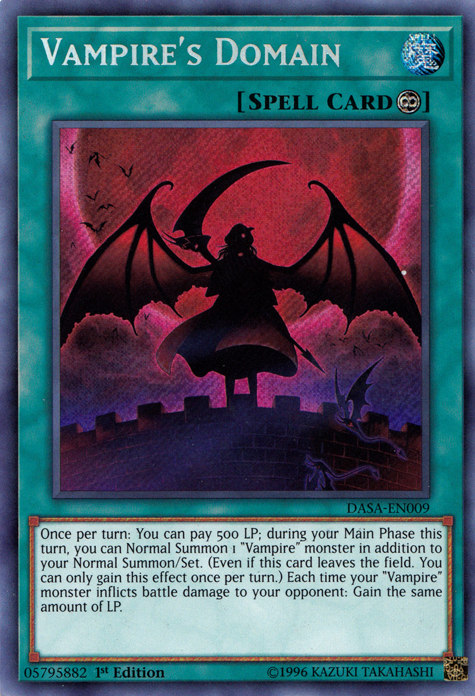 Vampire's Domain [DASA-EN009] Secret Rare | Galaxy Games LLC