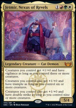 Jetmir, Nexus of Revels (Promo Pack) [Streets of New Capenna Promos] | Galaxy Games LLC