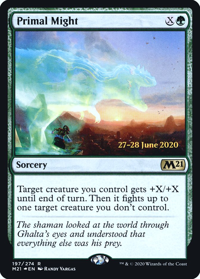 Primal Might [Core Set 2021 Prerelease Promos] | Galaxy Games LLC