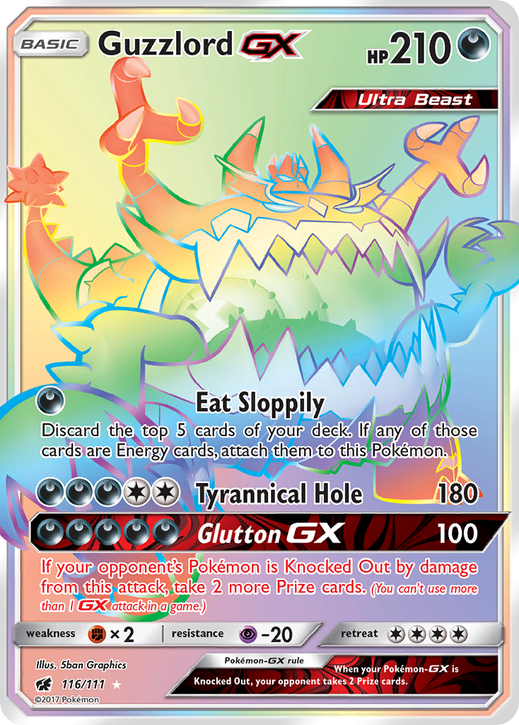 Guzzlord GX (116/111) [Sun & Moon: Crimson Invasion] | Galaxy Games LLC