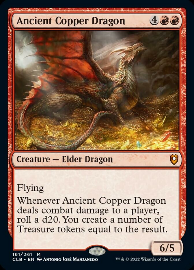 Ancient Copper Dragon [Commander Legends: Battle for Baldur's Gate] | Galaxy Games LLC