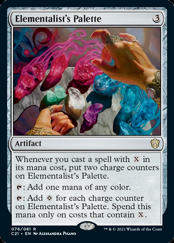 Elementalist's Palette [Commander 2021] | Galaxy Games LLC