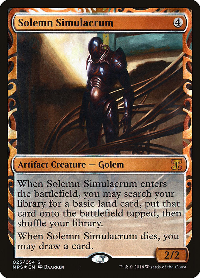 Solemn Simulacrum [Kaladesh Inventions] | Galaxy Games LLC