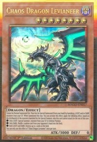 Chaos Dragon Levianeer (Alternate Art) [MAGO-EN017] Gold Rare | Galaxy Games LLC