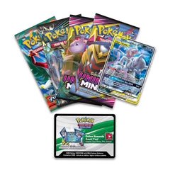 Sun & Moon: Unified Minds - Power Partnership Tin (Mewtwo & Mew GX) | Galaxy Games LLC