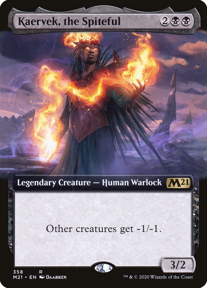 Kaervek, the Spiteful (Extended Art) [Core Set 2021] | Galaxy Games LLC