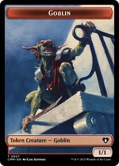 Saproling // Goblin Double-Sided Token [Commander Masters Tokens] | Galaxy Games LLC