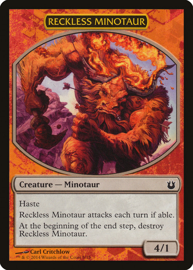 Reckless Minotaur [Born of the Gods Battle the Horde] | Galaxy Games LLC