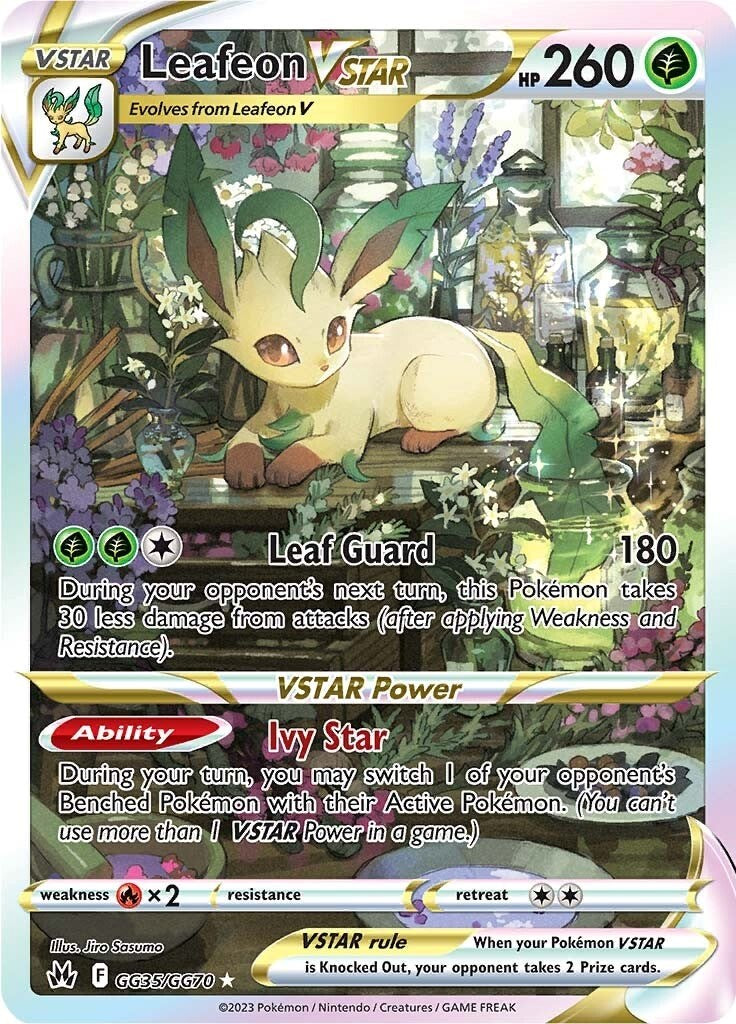 Leafeon VSTAR (GG35/GG70) [Sword & Shield: Crown Zenith] | Galaxy Games LLC